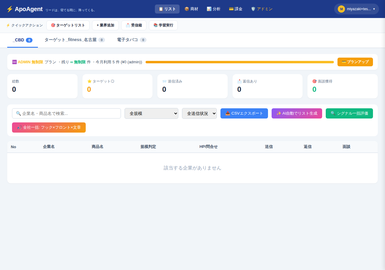 ダッシュボード